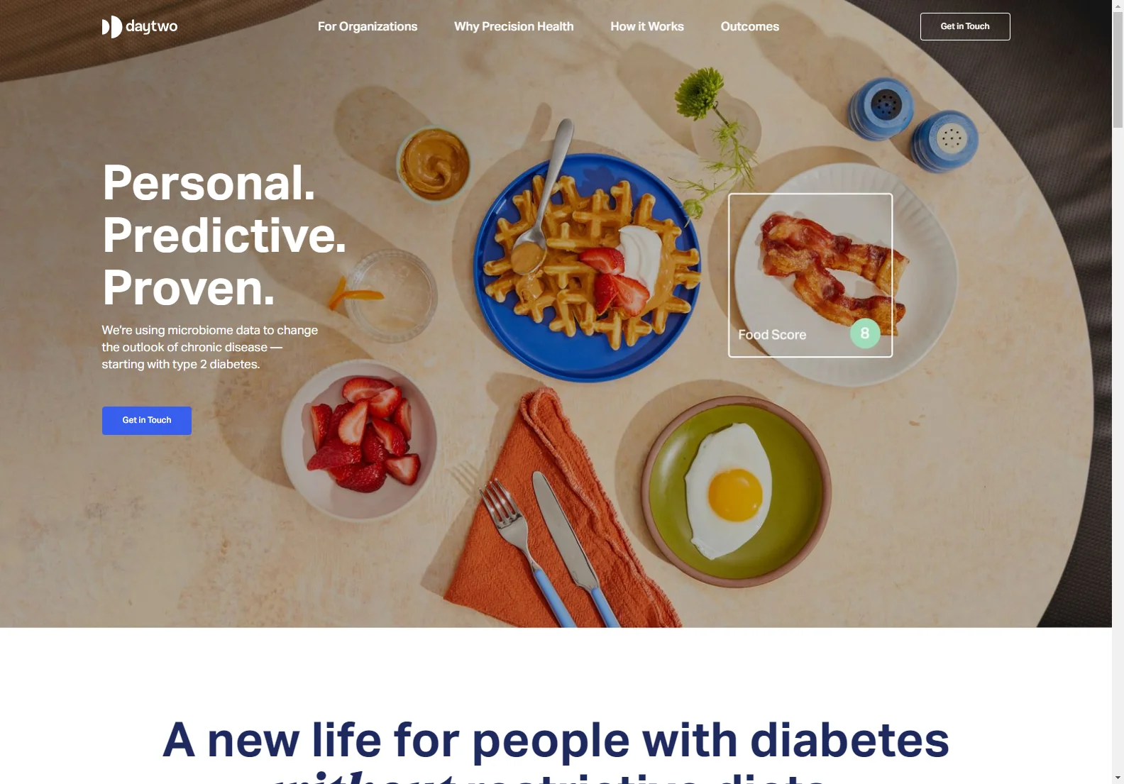 DayTwo: AI-Powered Personalized Diabetes Management