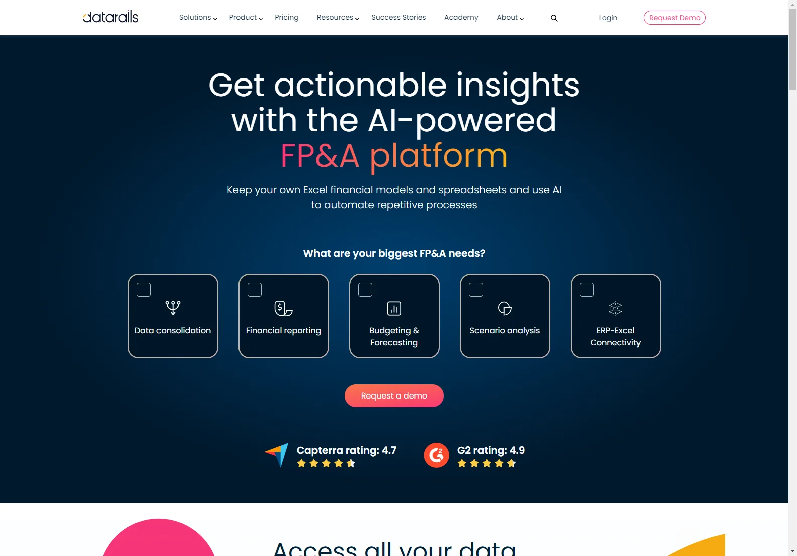 Datarails: AI-Powered FP&A Software for Excel Users