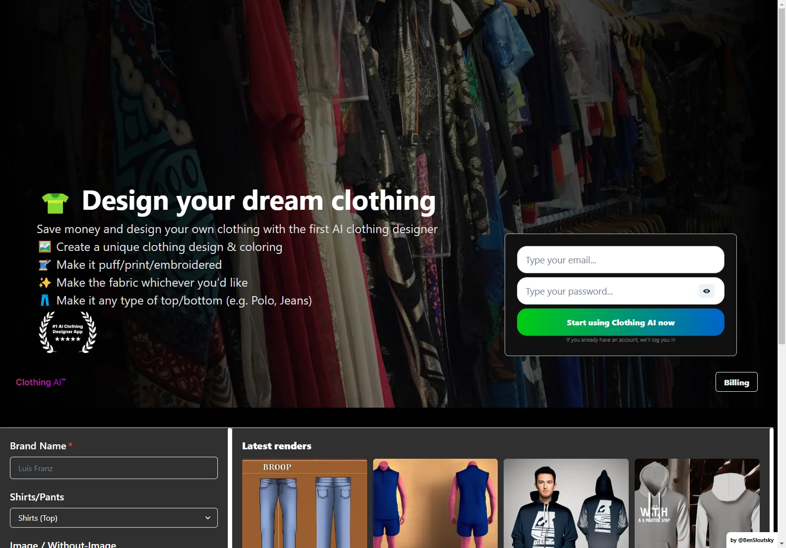 Clothing AI: Design Your Dream Clothes with AI