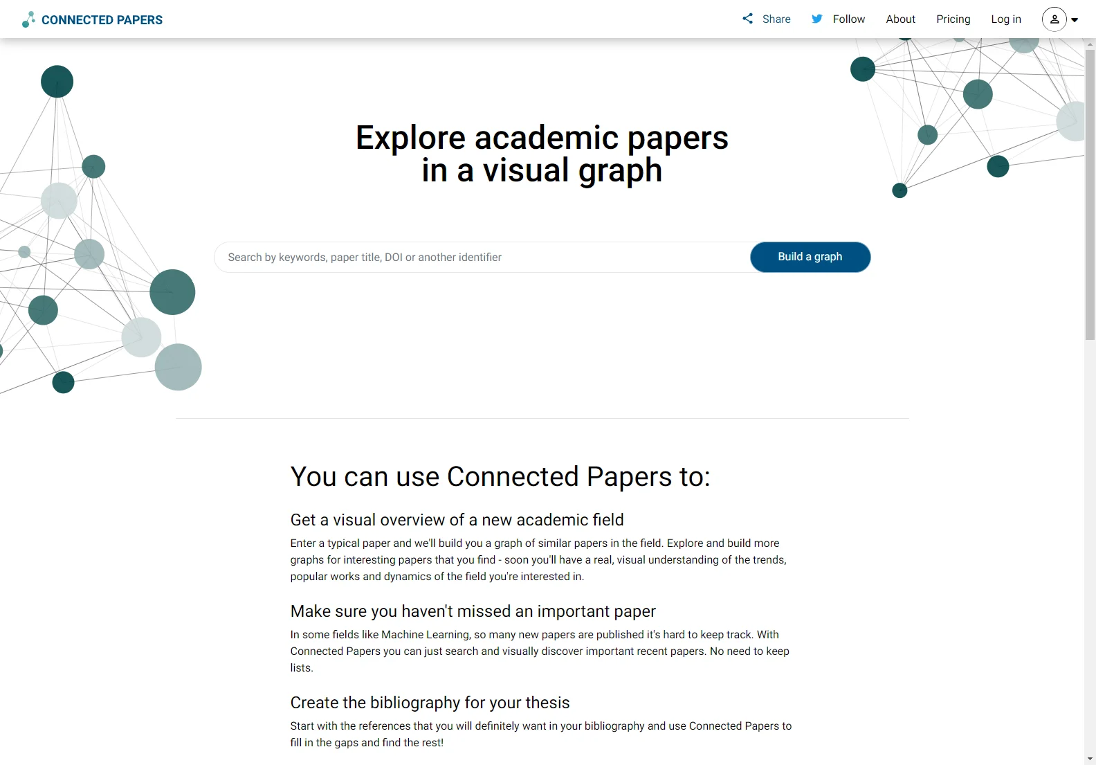 Connected Papers: Visualize and Explore Academic Research