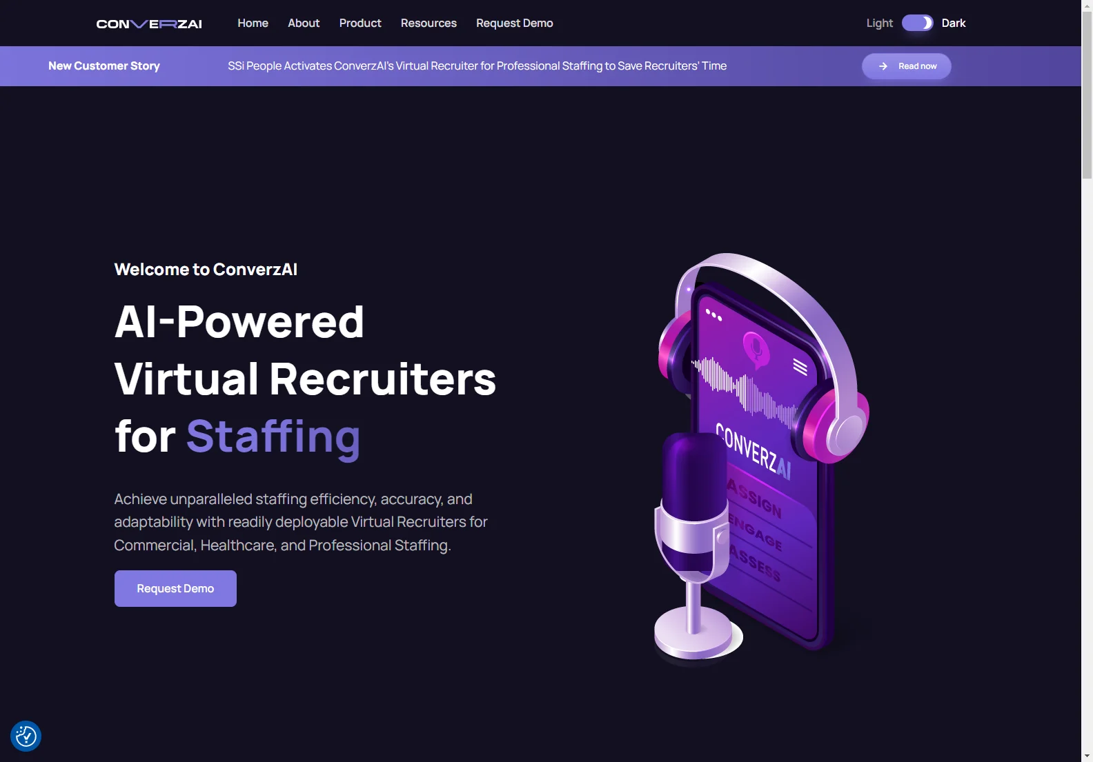 ConverzAI: AI-Powered Virtual Recruiters for Efficient Staffing