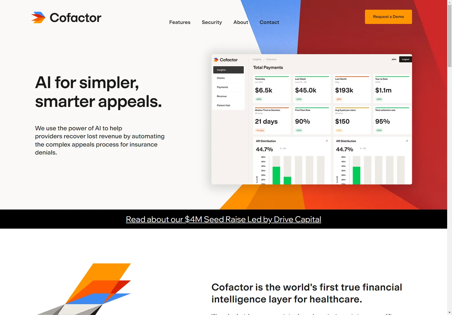 Cofactor AI: AI-Powered Insurance Appeals for Healthcare Providers