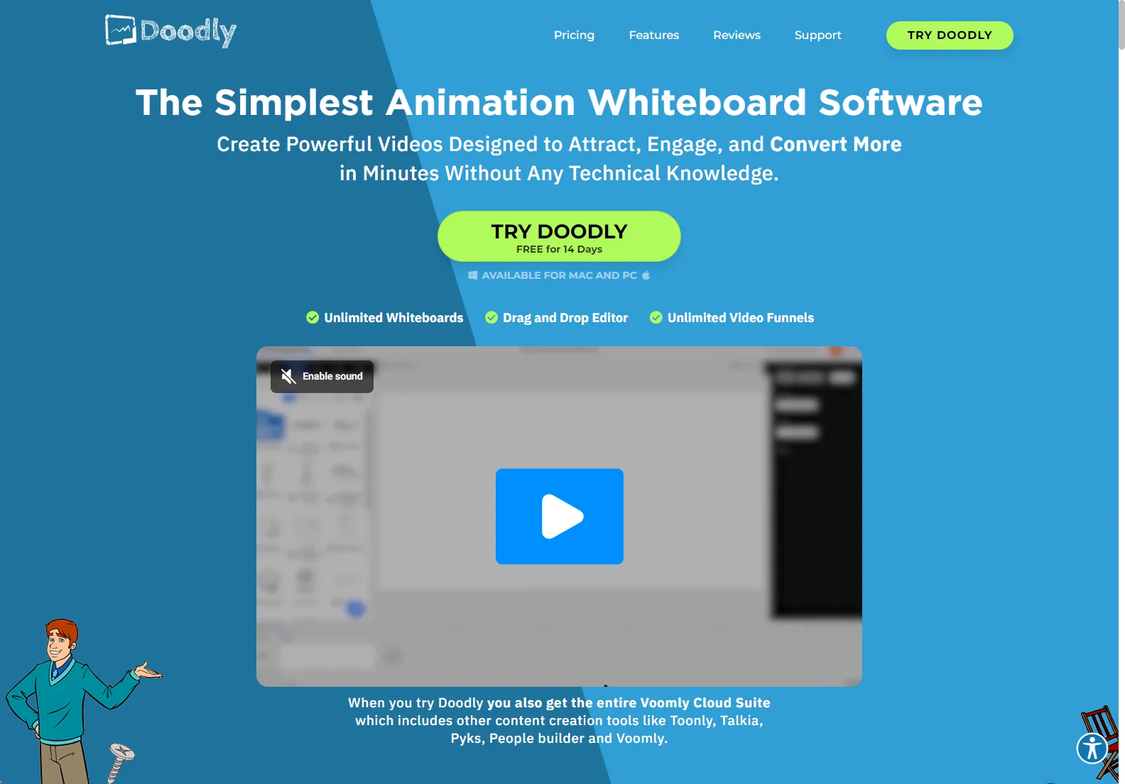 Doodly: Create Engaging Whiteboard Animations Easily