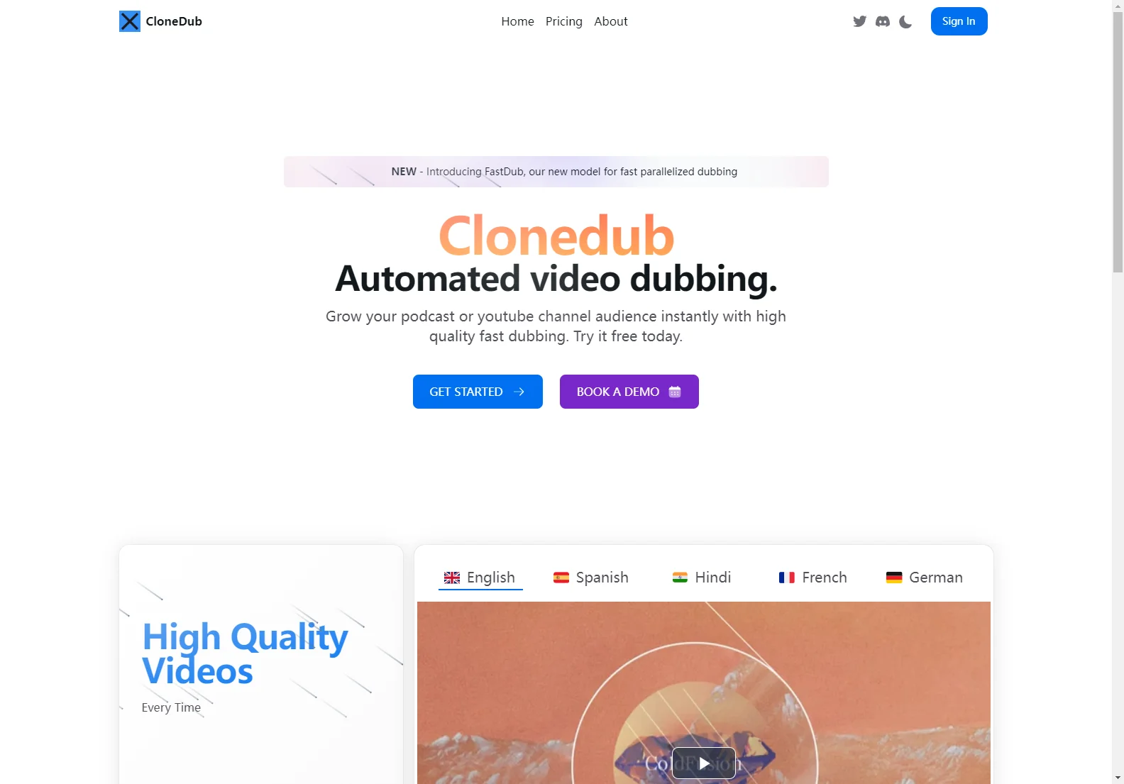 CloneDub: AI-Powered Video Dubbing for Global Reach