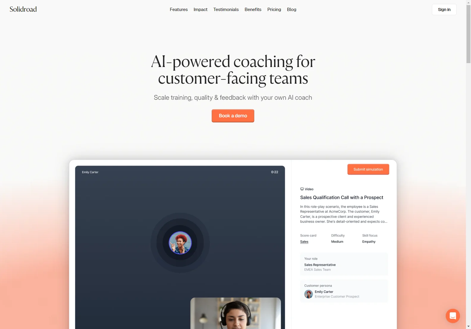 Solidroad: AI-Powered Coaching for Customer-Facing Teams