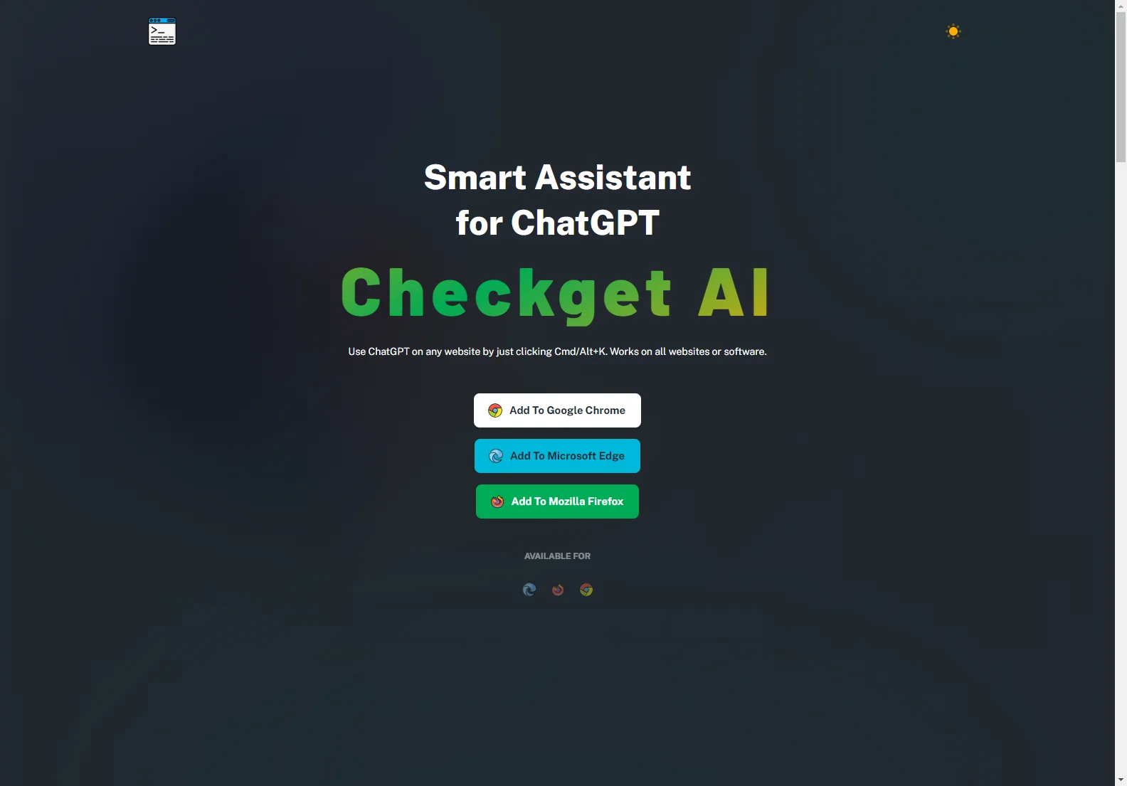 Checkget: Smart Assistant for ChatGPT - Boost Your Productivity with Enhanced Features