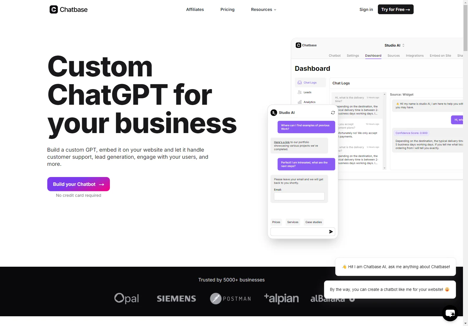 Chatbase: Your Custom ChatGPT for Business