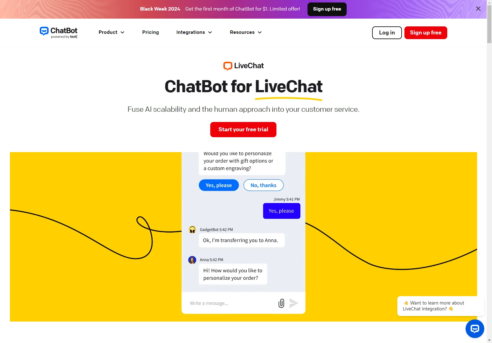 ChatBot LiveChat Integration: AI-Powered Customer Service Automation