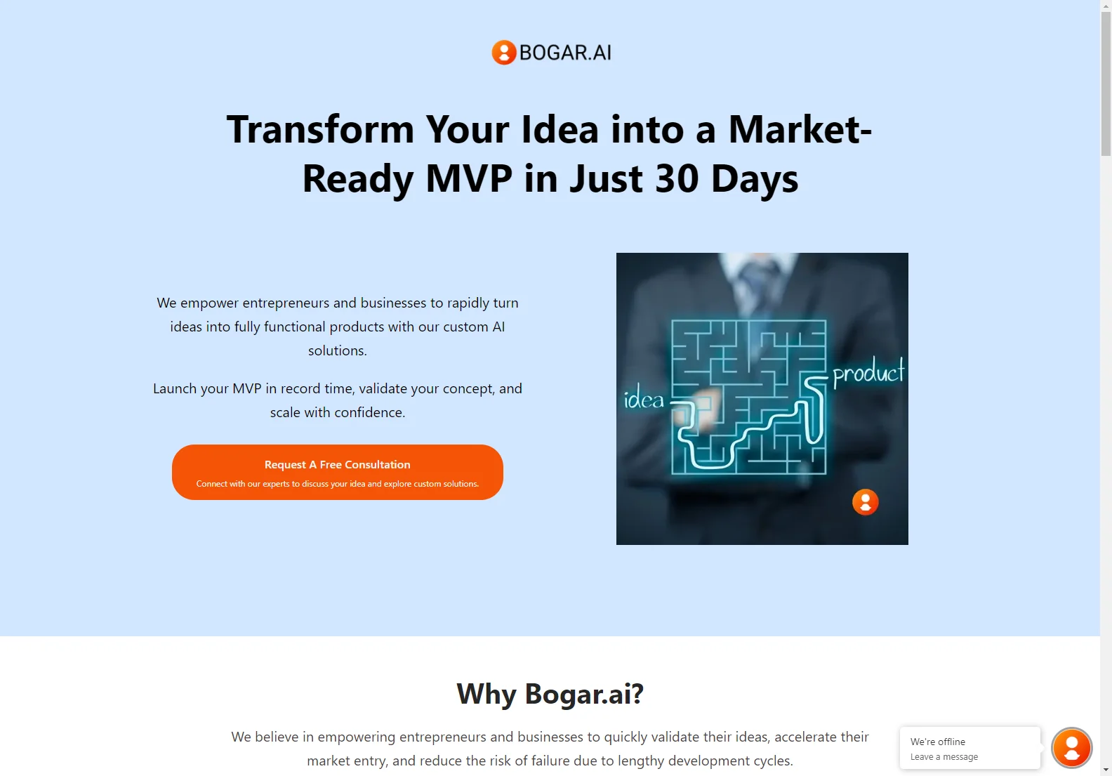 Bogar.ai: Rapid MVP Development & AI-Powered Solutions