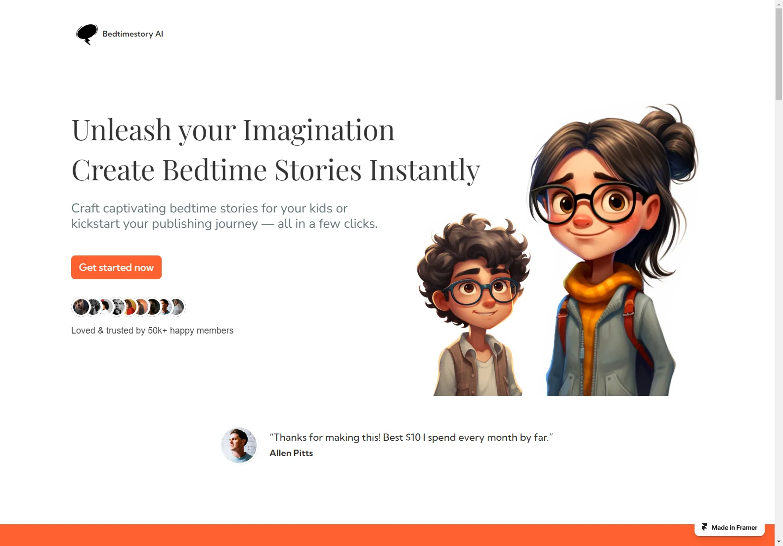 Bedtimestory.ai: AI Story Generator for Enchanting Bedtime Tales