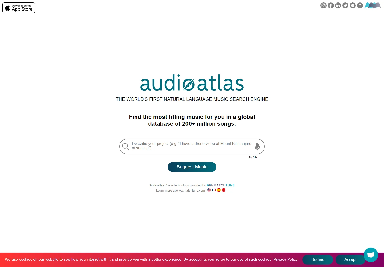 Audioatlas: AI-Powered Music Search Engine for Discovering Perfect Music