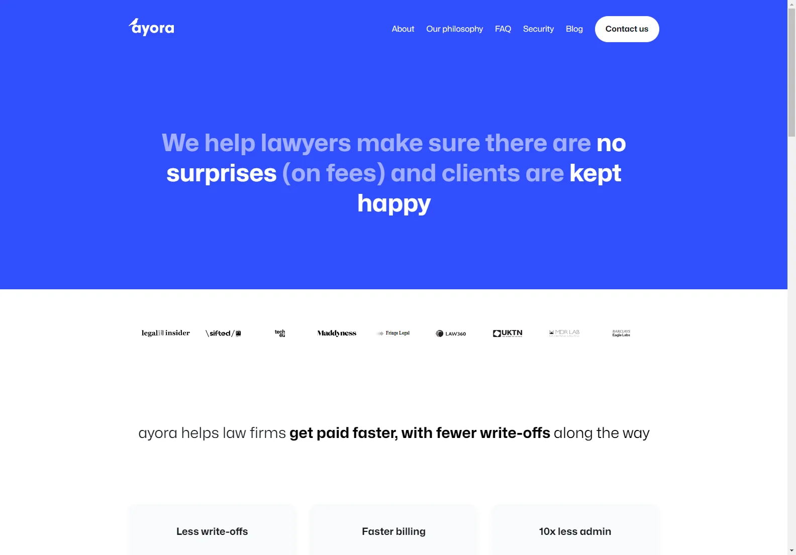 Ayora: AI-Powered Legal Revenue Management for Faster Payments & Improved Client Satisfaction