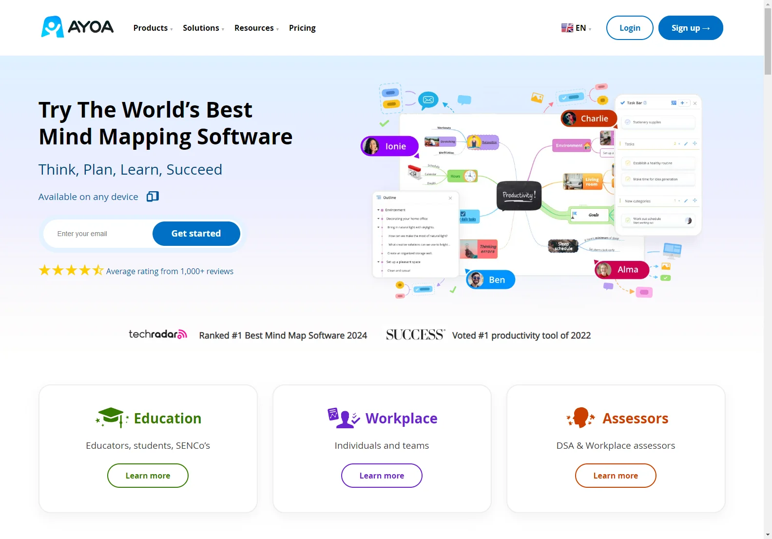 Ayoa: AI-Powered Mind Mapping Software for Enhanced Productivity