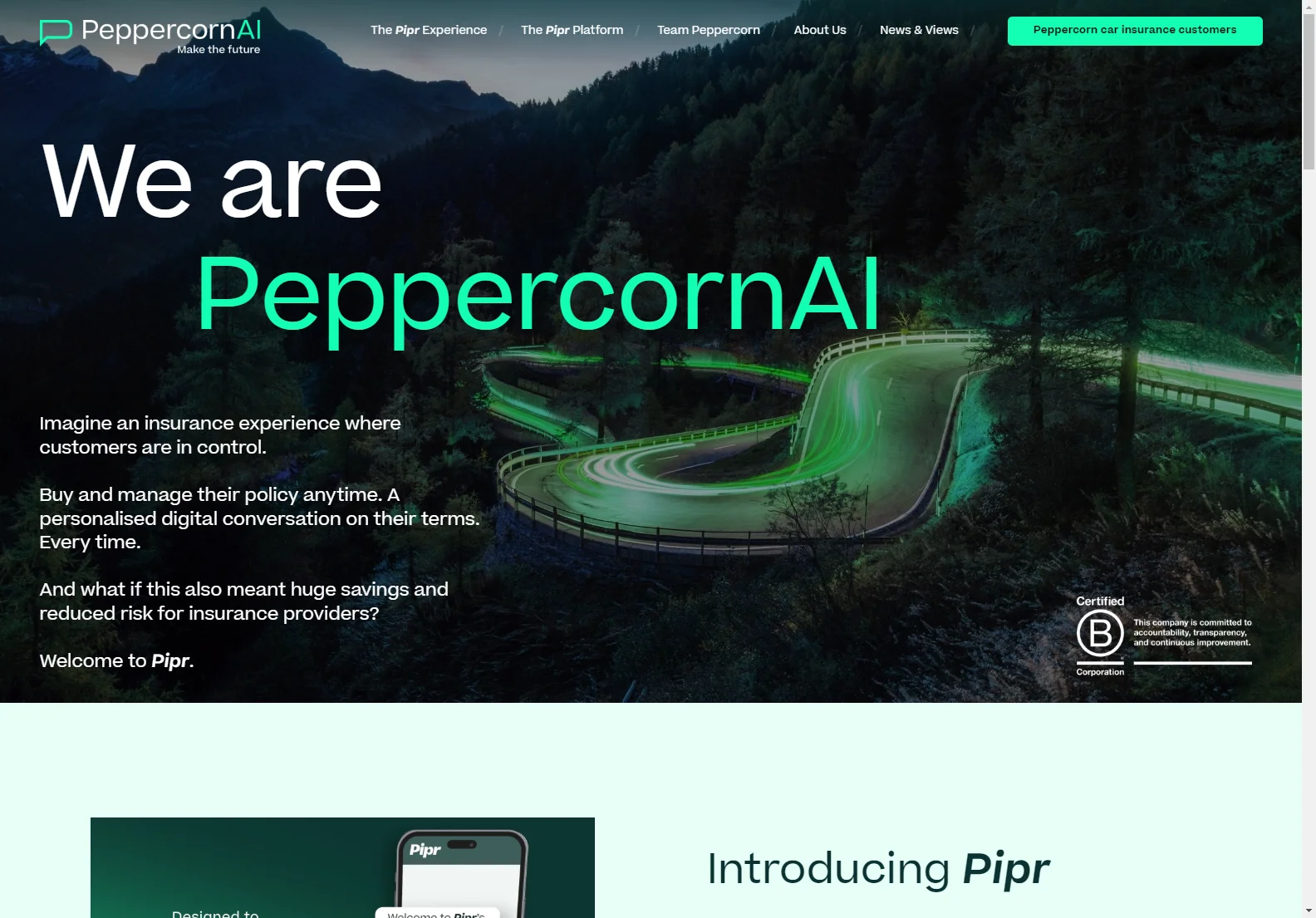 Peppercorn: Revolutionizing Insurance with AI-Powered Pipr