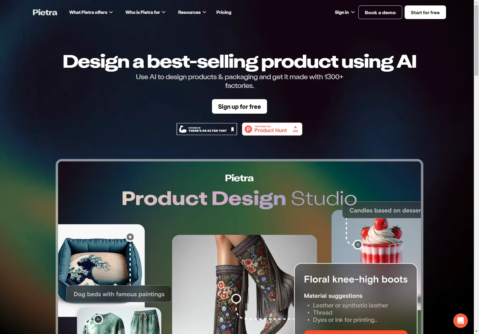 Pietra: AI-Powered Product Design Studio for Faster, Smarter Product Creation