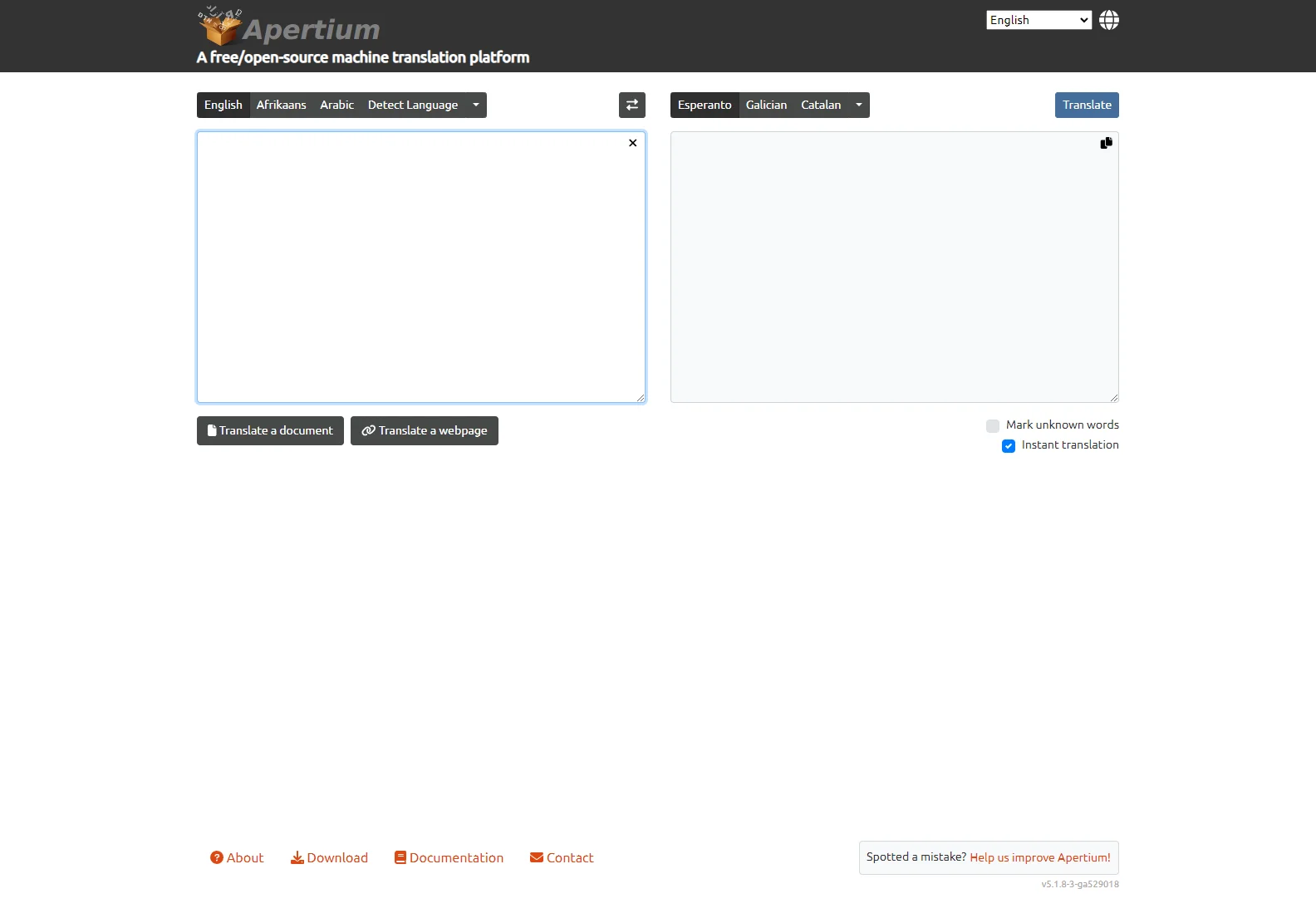 Apertium: Free/Open-Source Machine Translation Platform for Numerous Languages