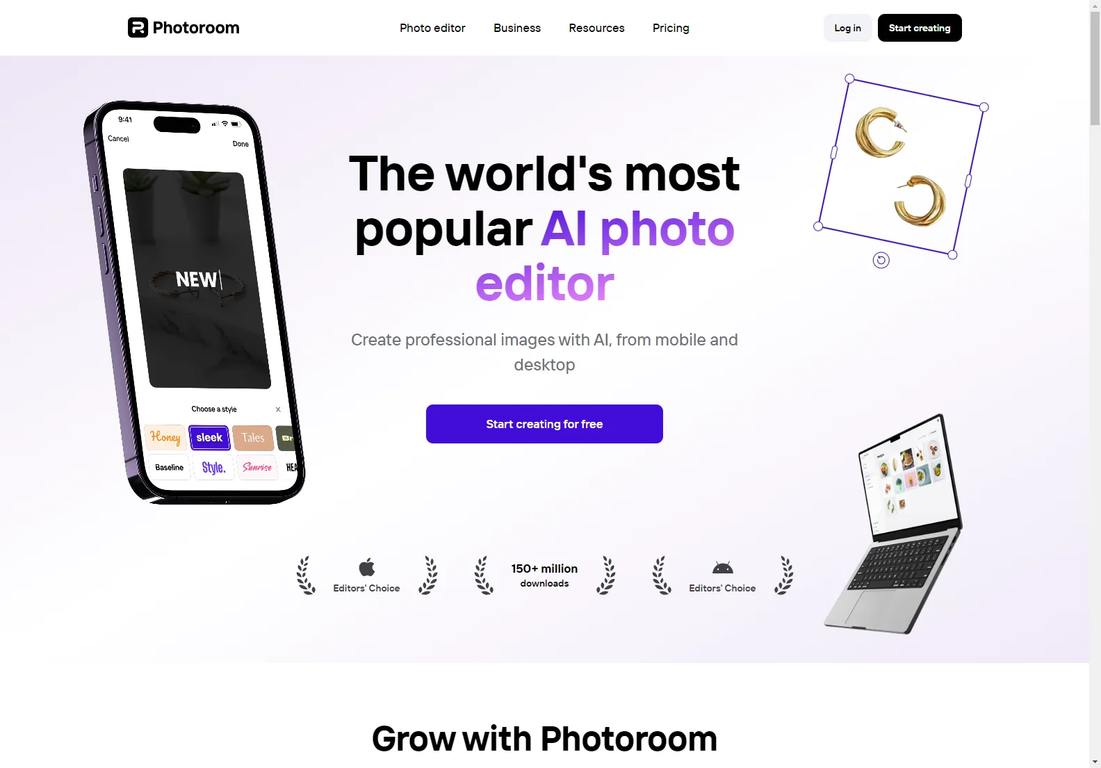 Photoroom: AI Photo Editor for Stunning Visuals - Remove Backgrounds & More