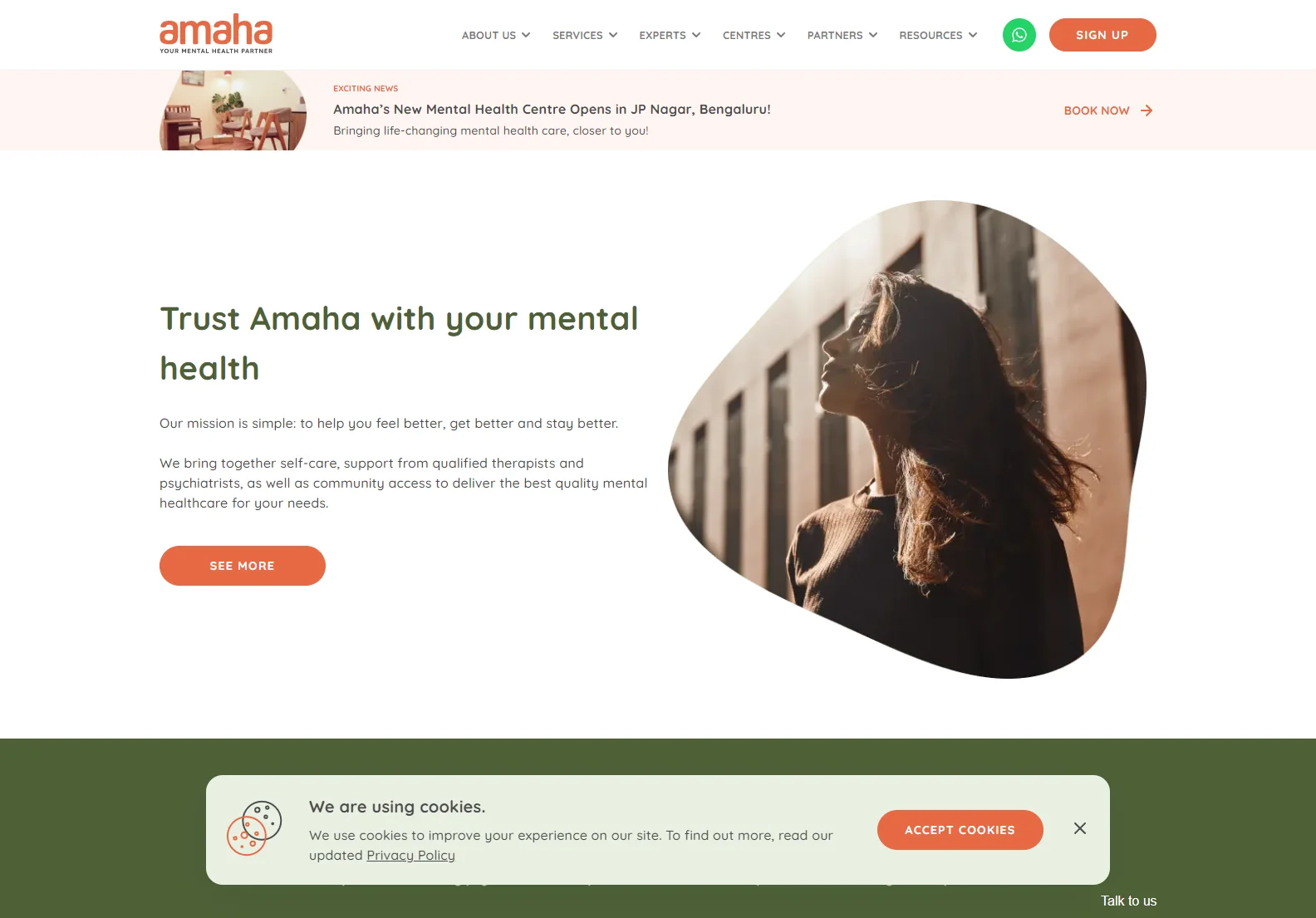 Amaha: Integrated Mental Healthcare Platform in India