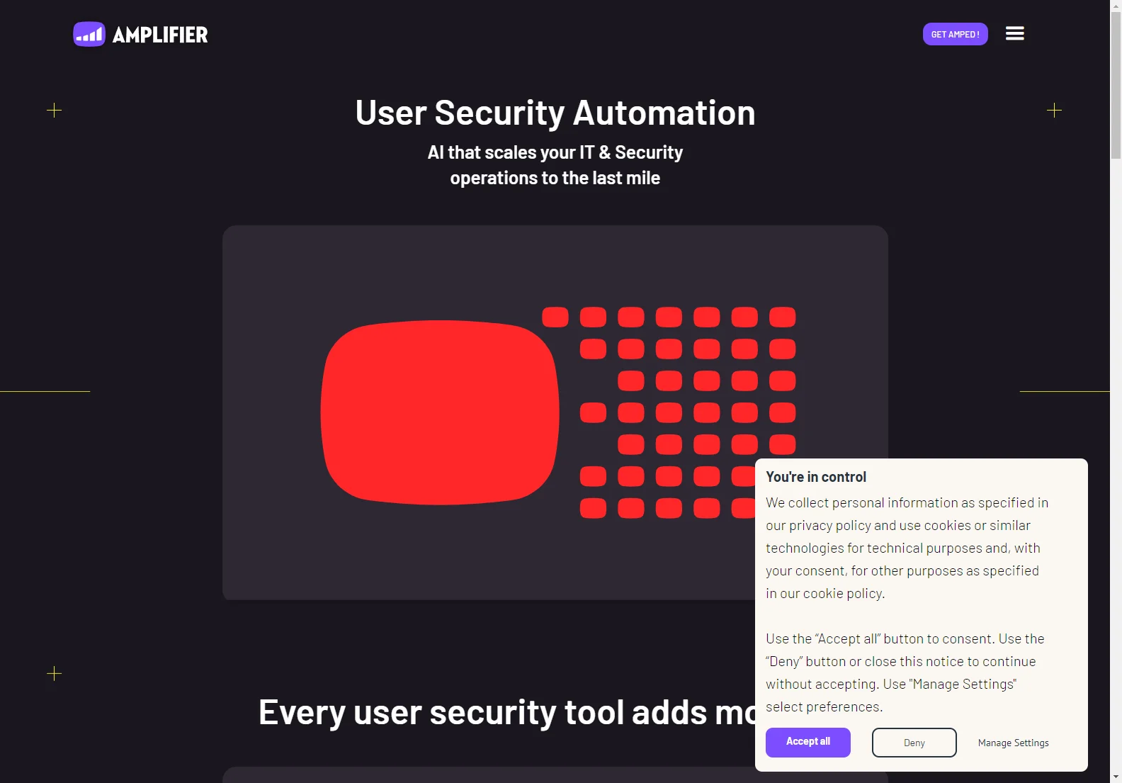 Amplifier: AI-Powered User Security Automation for a Modern Workplace