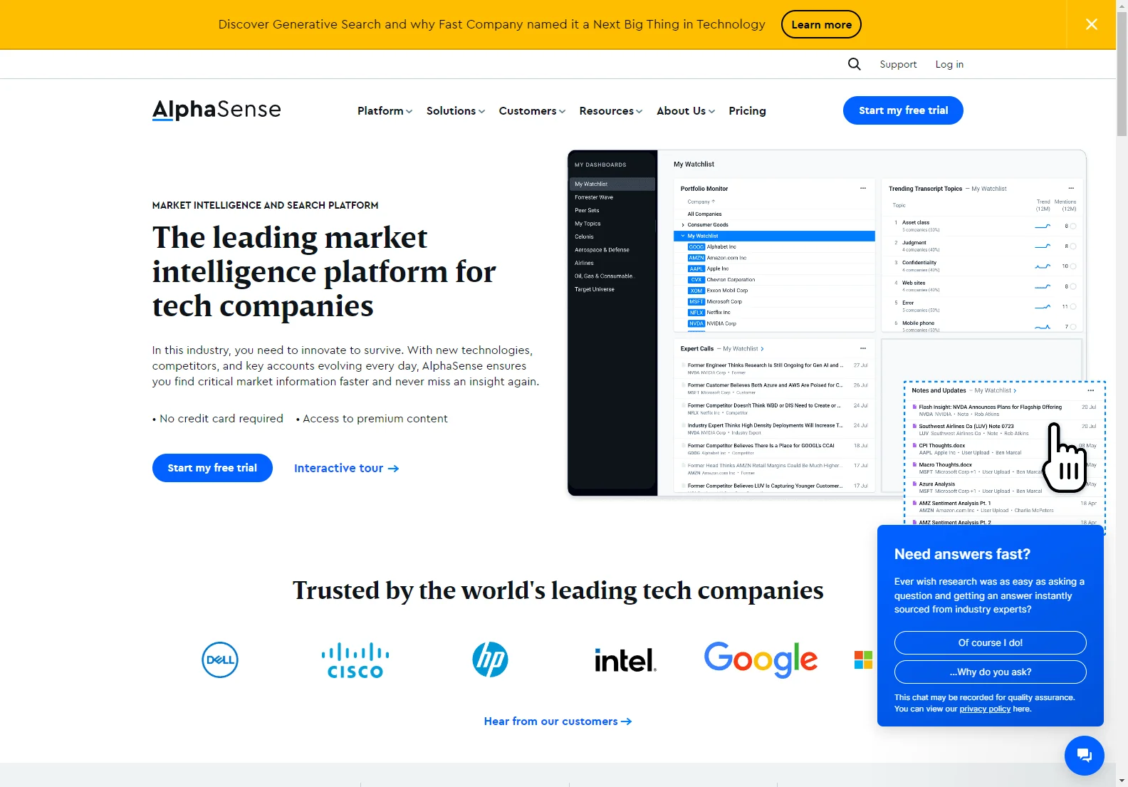 AlphaSense: AI-Powered Market Intelligence Platform