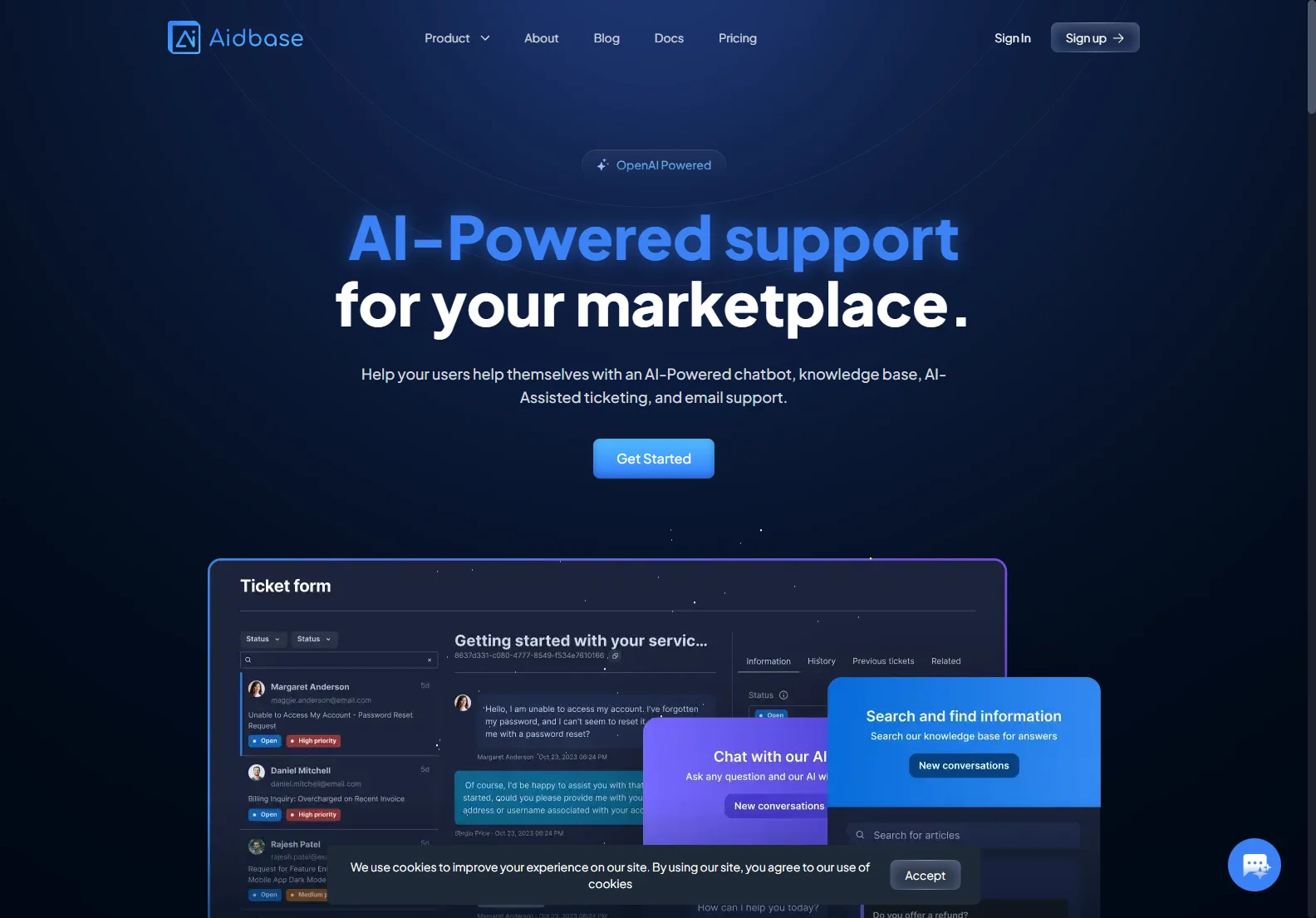 Aidbase: AI-Powered Customer Support for SaaS Startups