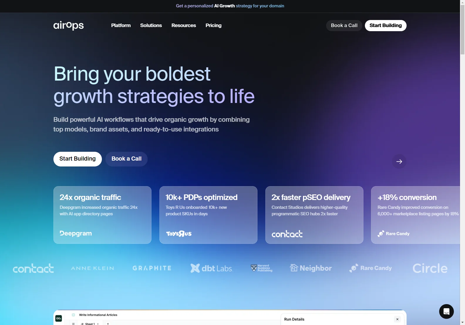 AirOps: AI-Powered SEO & Content Marketing Platform for Organic Growth