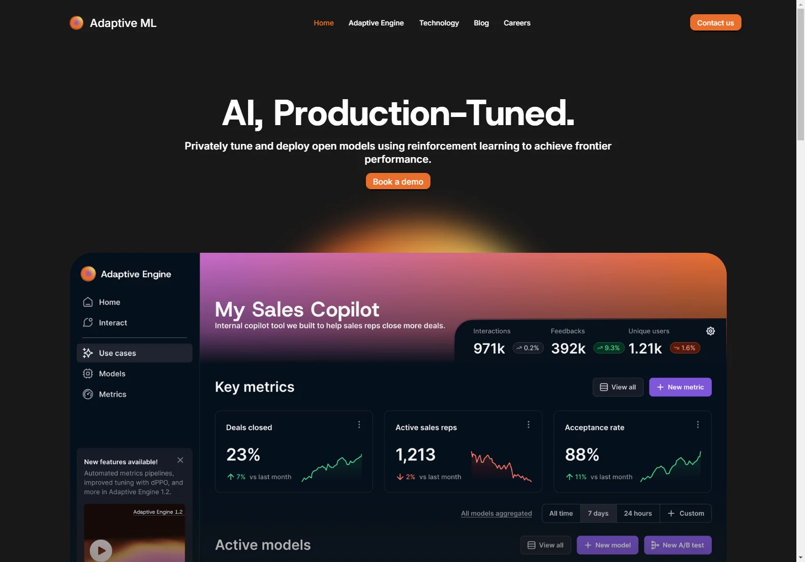 Adaptive ML: Revolutionizing Generative AI with Personalized Models