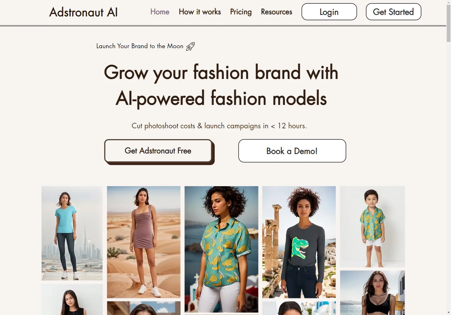 Adstronaut: AI-Powered Fashion Photoshoots - Fast, Affordable, and High-Quality