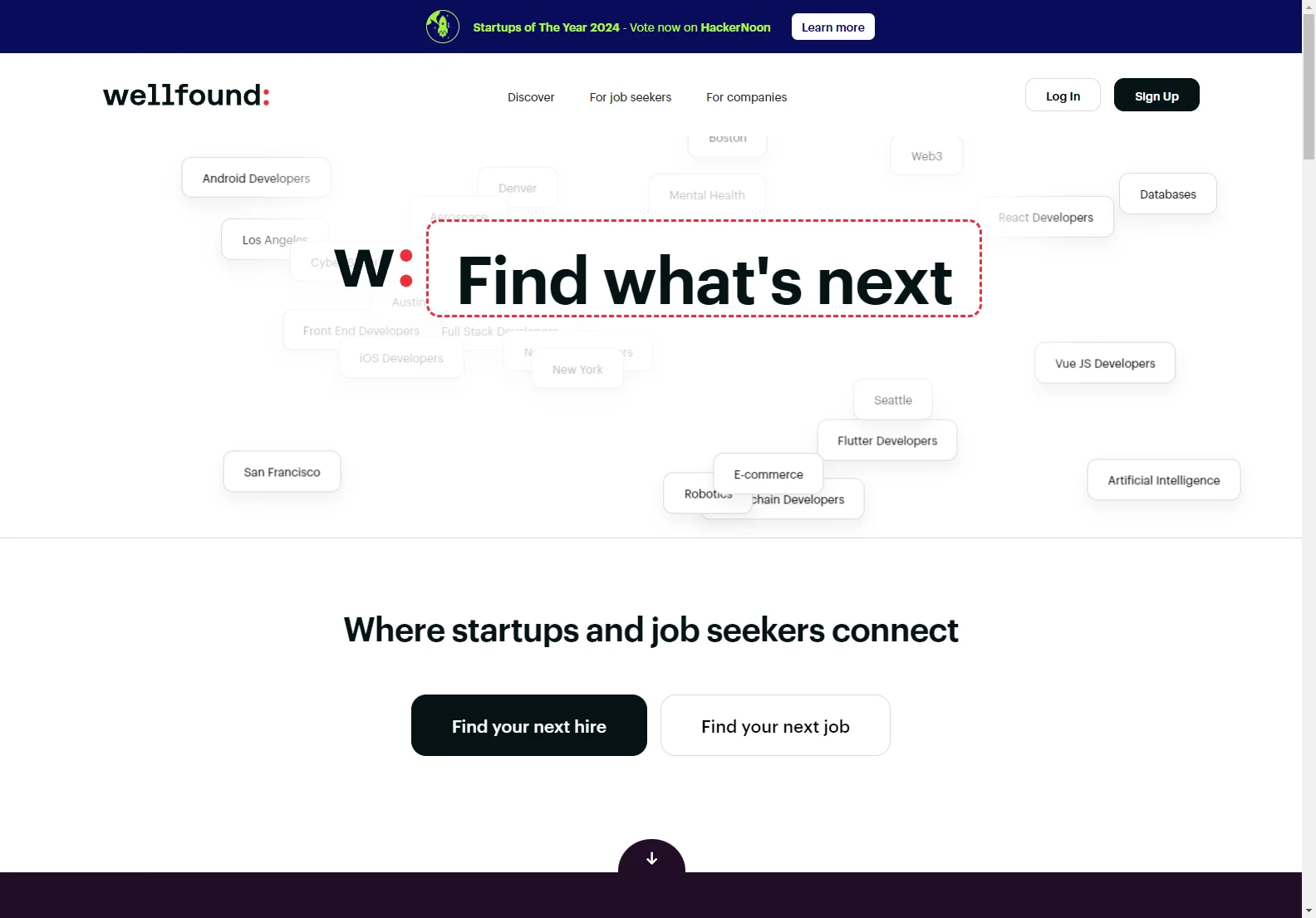 Wellfound: Streamlining Startup Job Search and Hiring