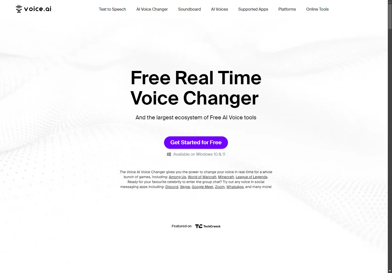 Voice.ai: Free Real-Time AI Voice Changer for Games & Social Media