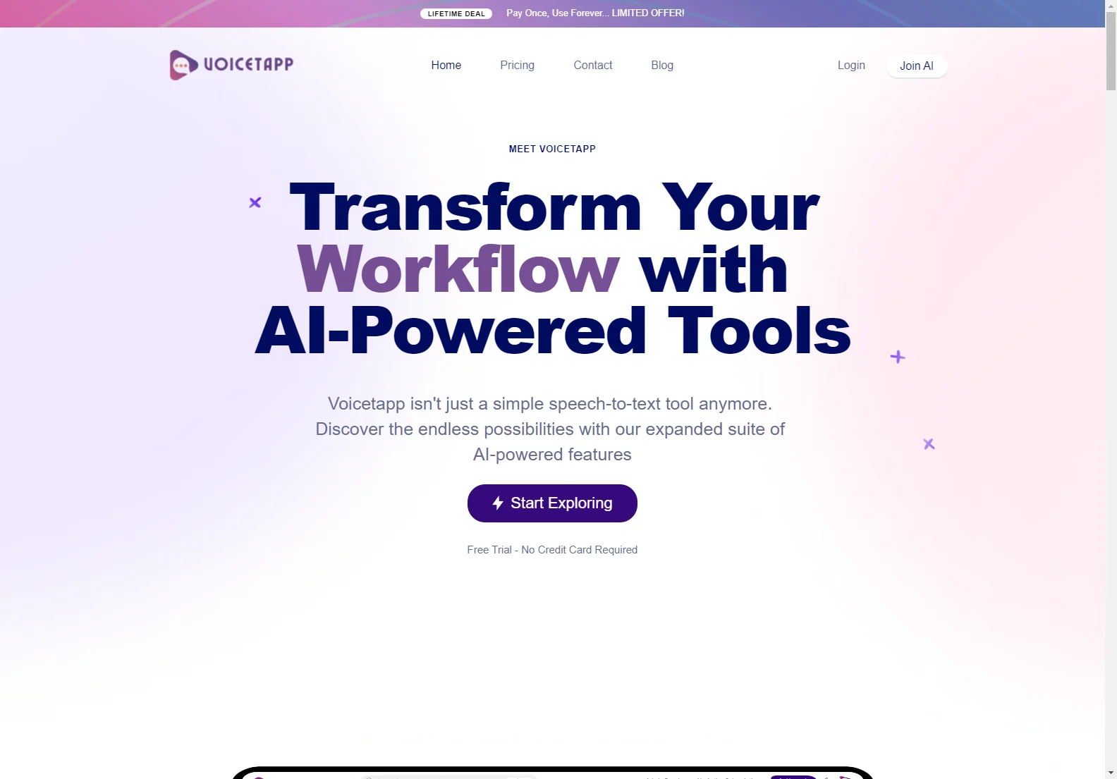 Voicetapp: AI-Powered Transcription for Enhanced Productivity