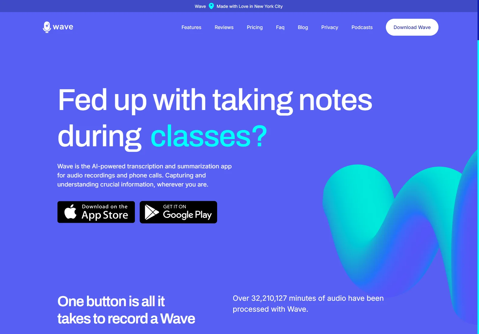 Wave: AI-Powered Transcription & Summarization App