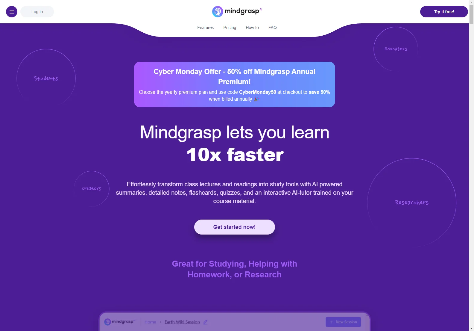 Mindgrasp: AI-Powered Learning Platform for 10x Faster Learning