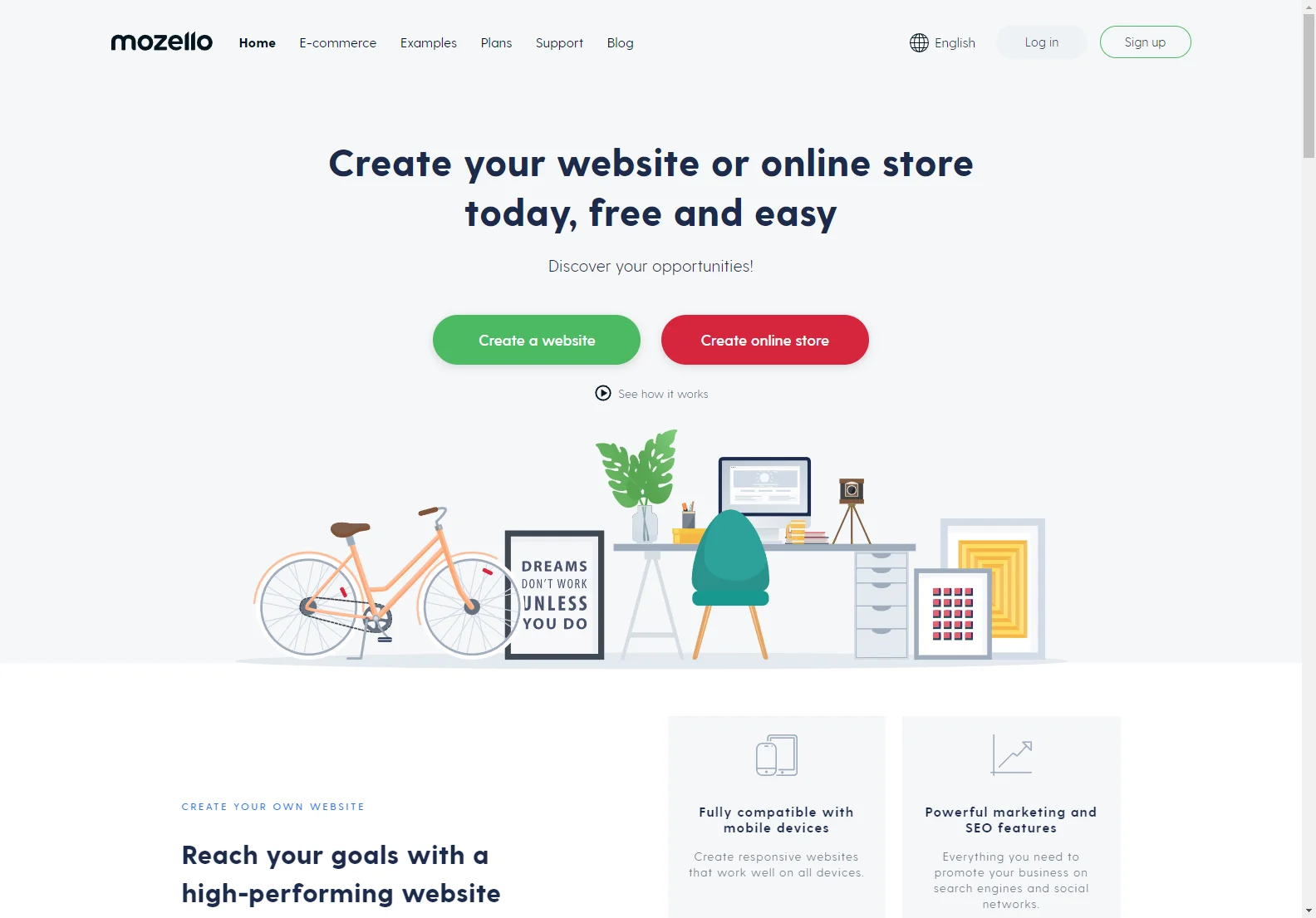 Mozello: Free & Easy Website & Online Store Builder