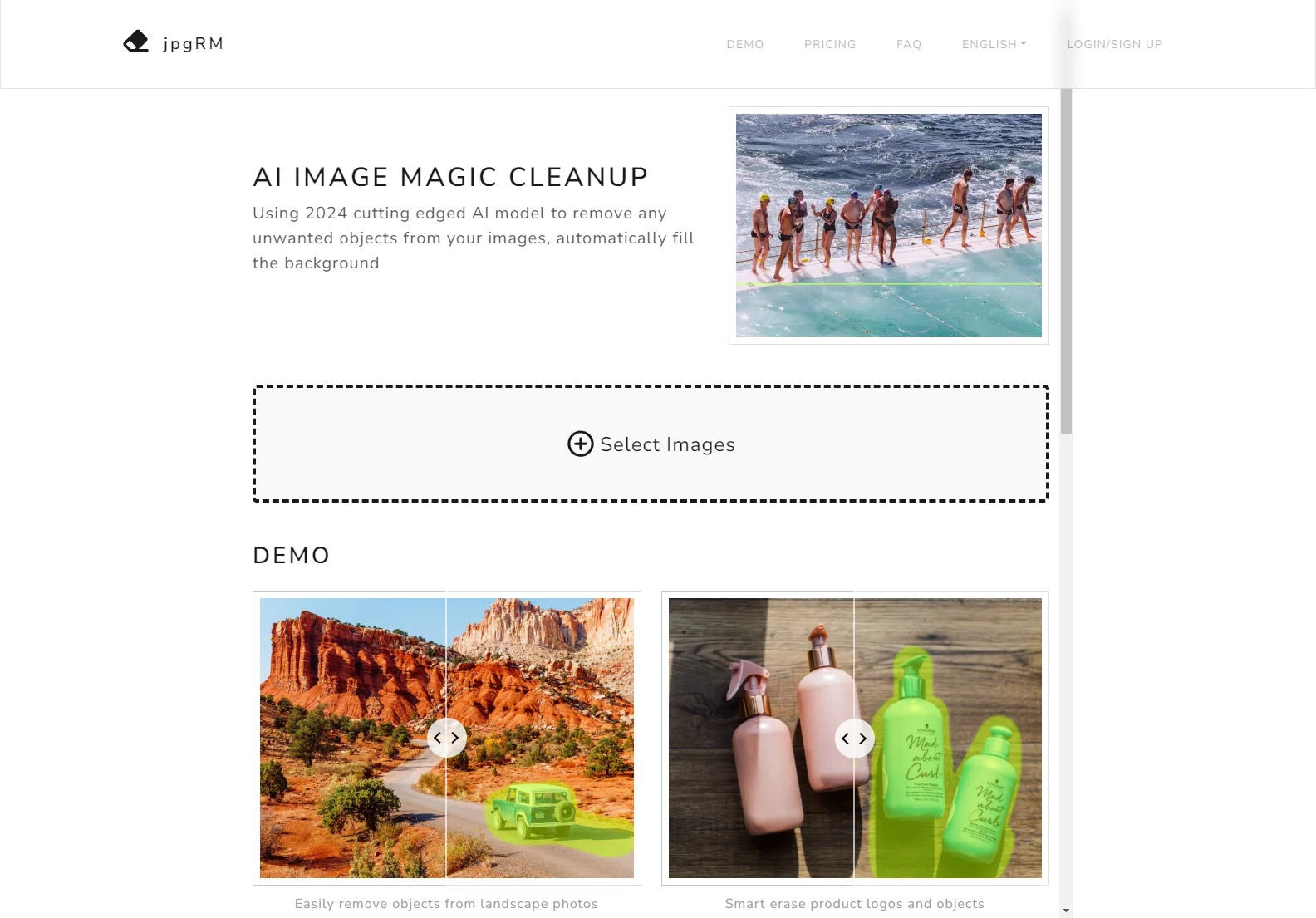 jpgRM: AI-Powered Image Cleanup for Perfect Pictures