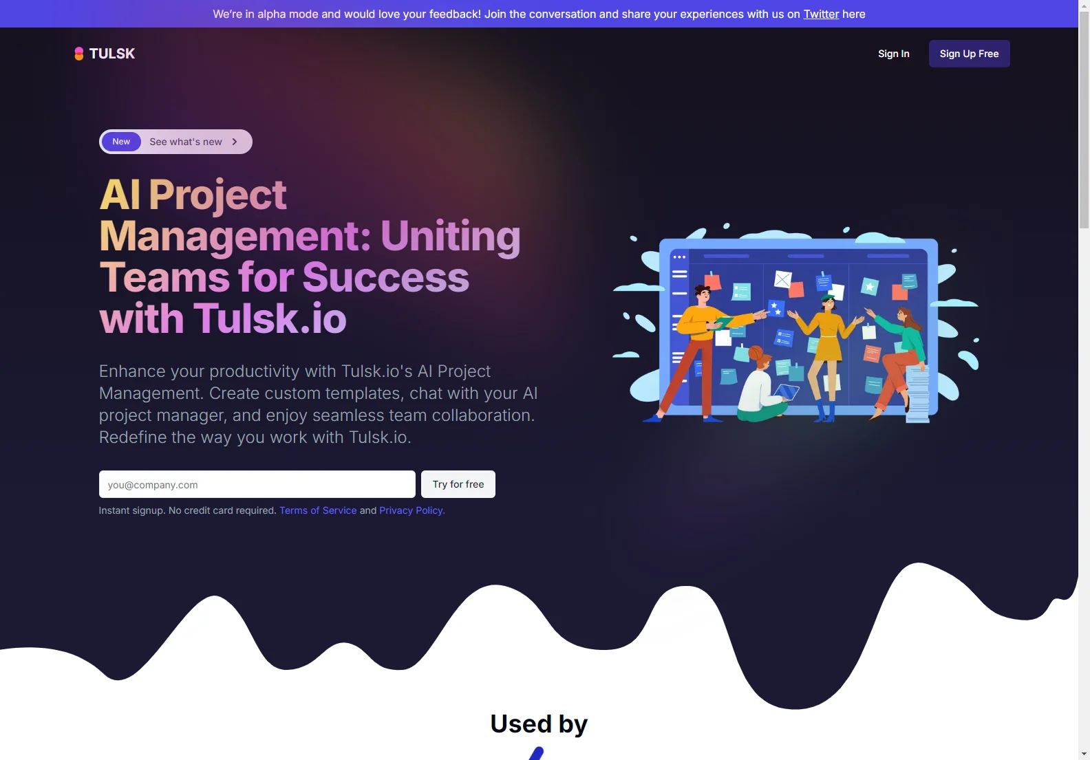 Tulsk: AI Project Management for Enhanced Team Productivity