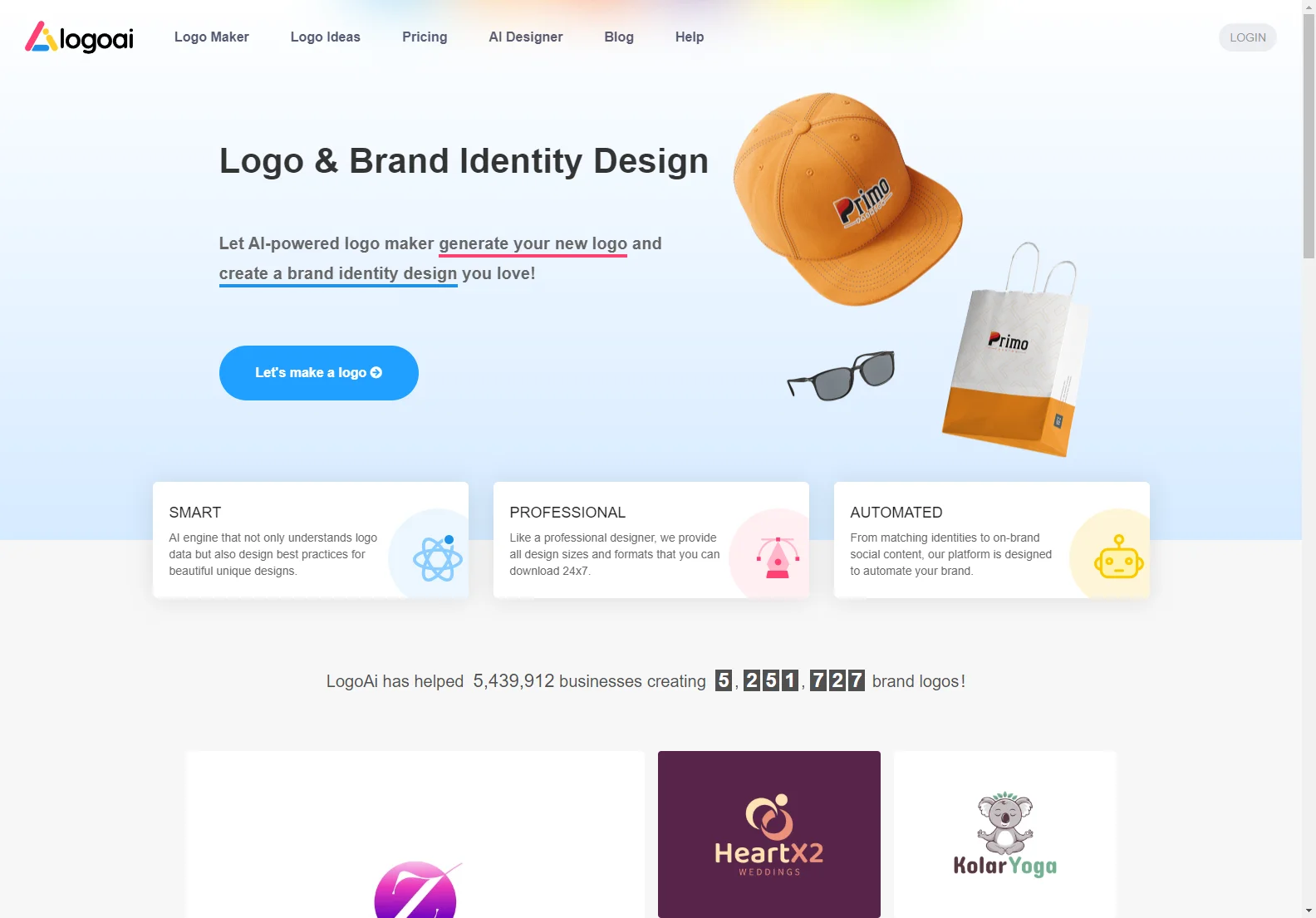 LogoAI: AI-Powered Logo Maker & Brand Identity Design