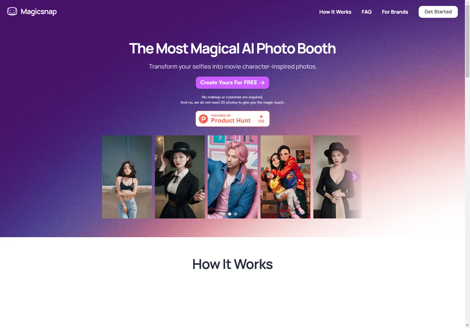 Magicsnap: AI Photo Booth - Transform Selfies into Movie Characters