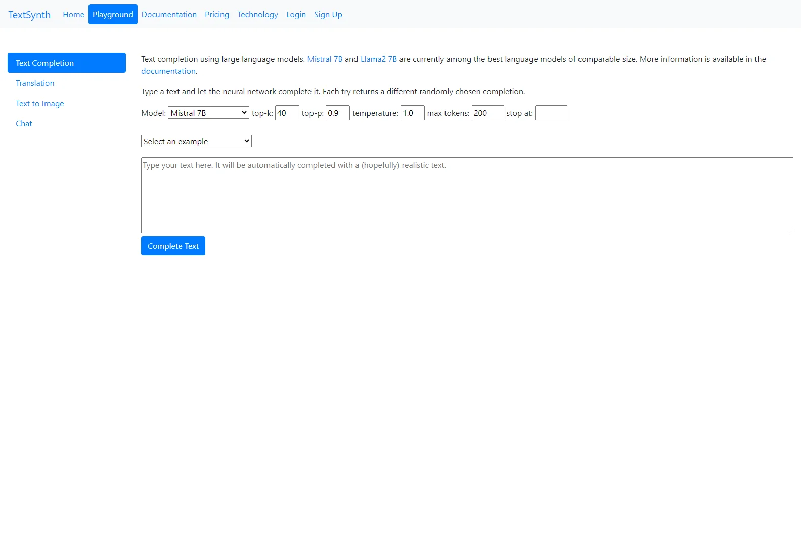 Text Completion: AI-Powered Text Generation with Mistral 7B & Llama 2 7B