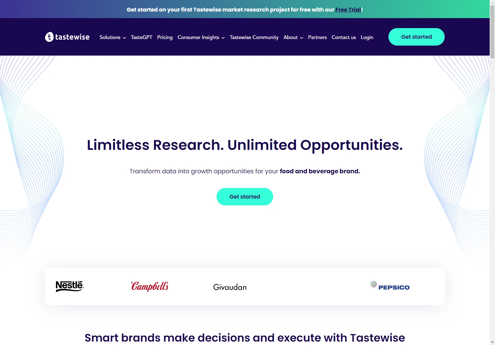 Tastewise: AI-Powered Market Research for Food & Beverage Brands