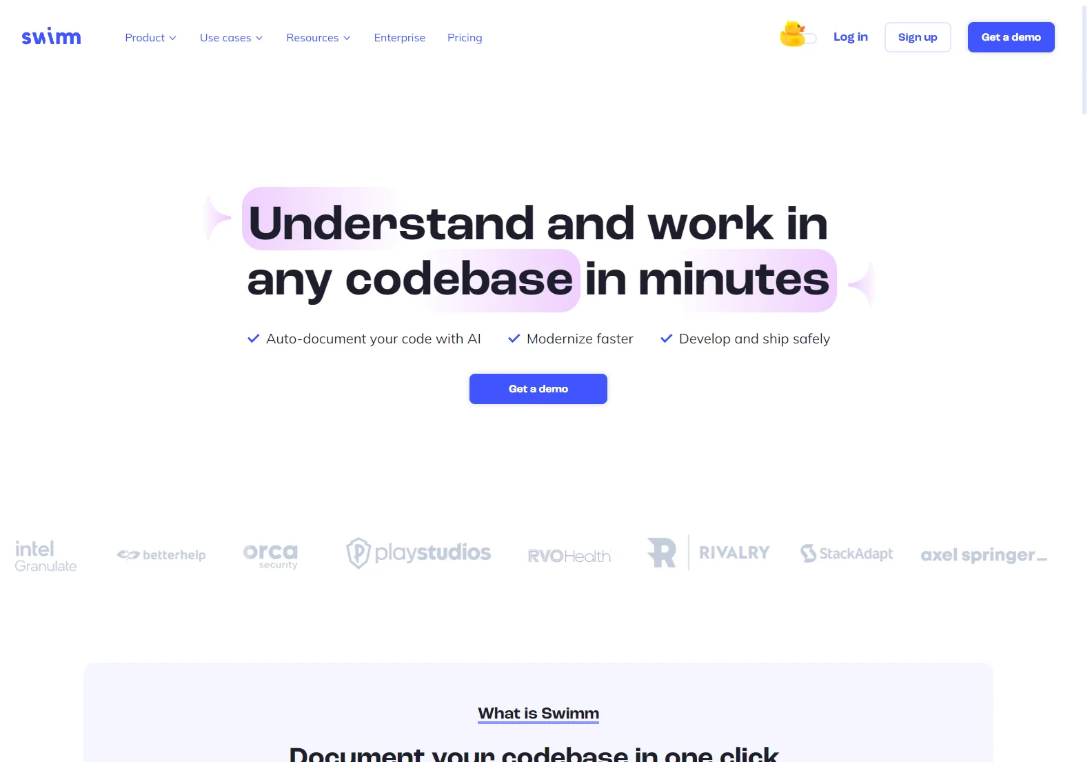 Swimm: AI-Powered Code Documentation for Enhanced Developer Productivity