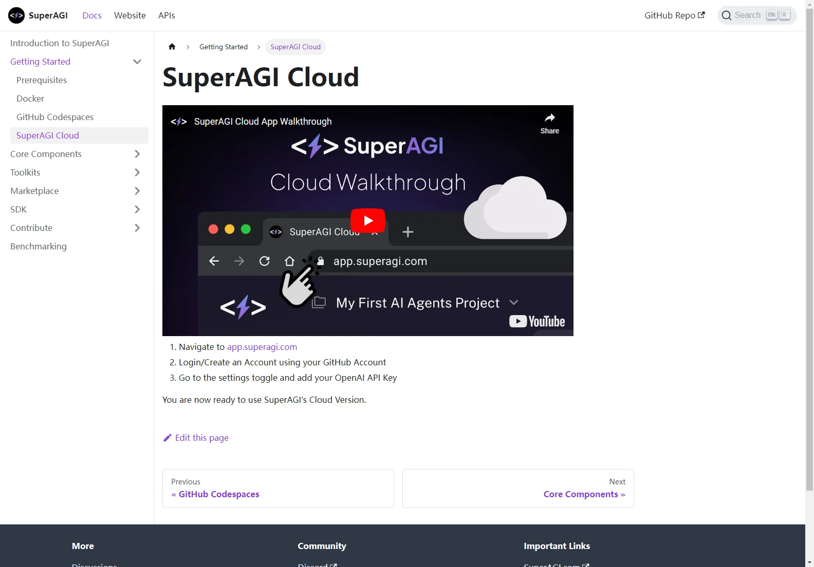 SuperAGI Cloud: Streamlined AI Workflows