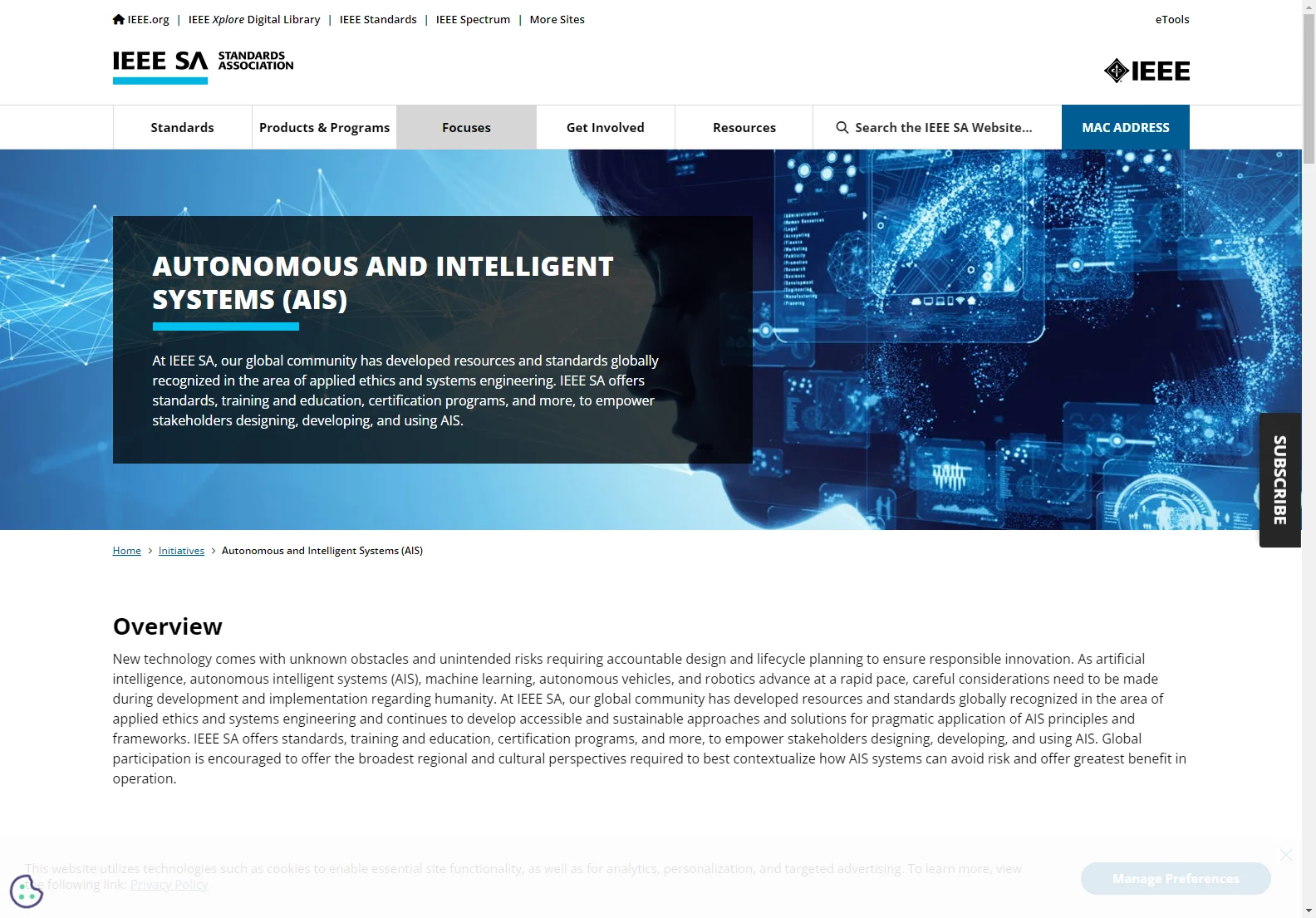 IEEE SA: Leading Standards and Resources for Autonomous and Intelligent Systems