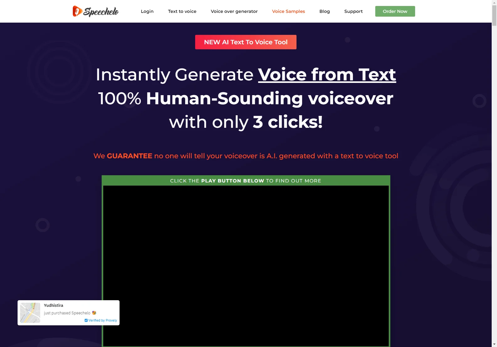 Speechelo: AI Text-to-Speech for Human-Sounding Voiceovers