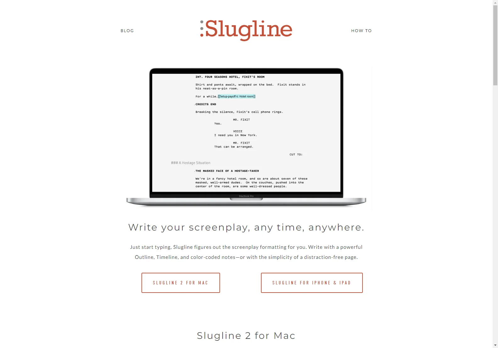 Slugline: AI-Powered Screenwriting Software for Seamless Writing