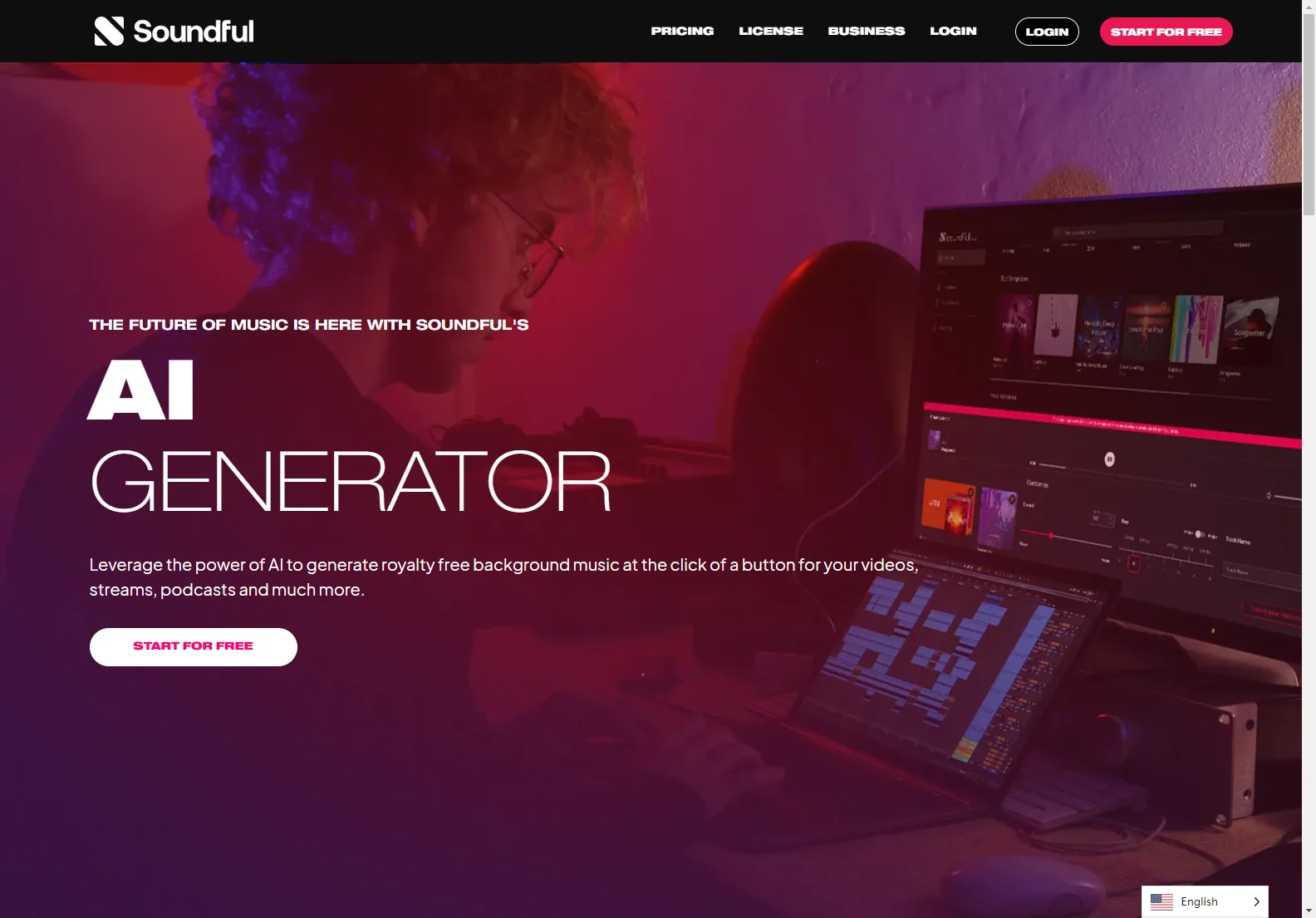 Soundful: Royalty-Free AI Music Generator for Videos, Podcasts & More