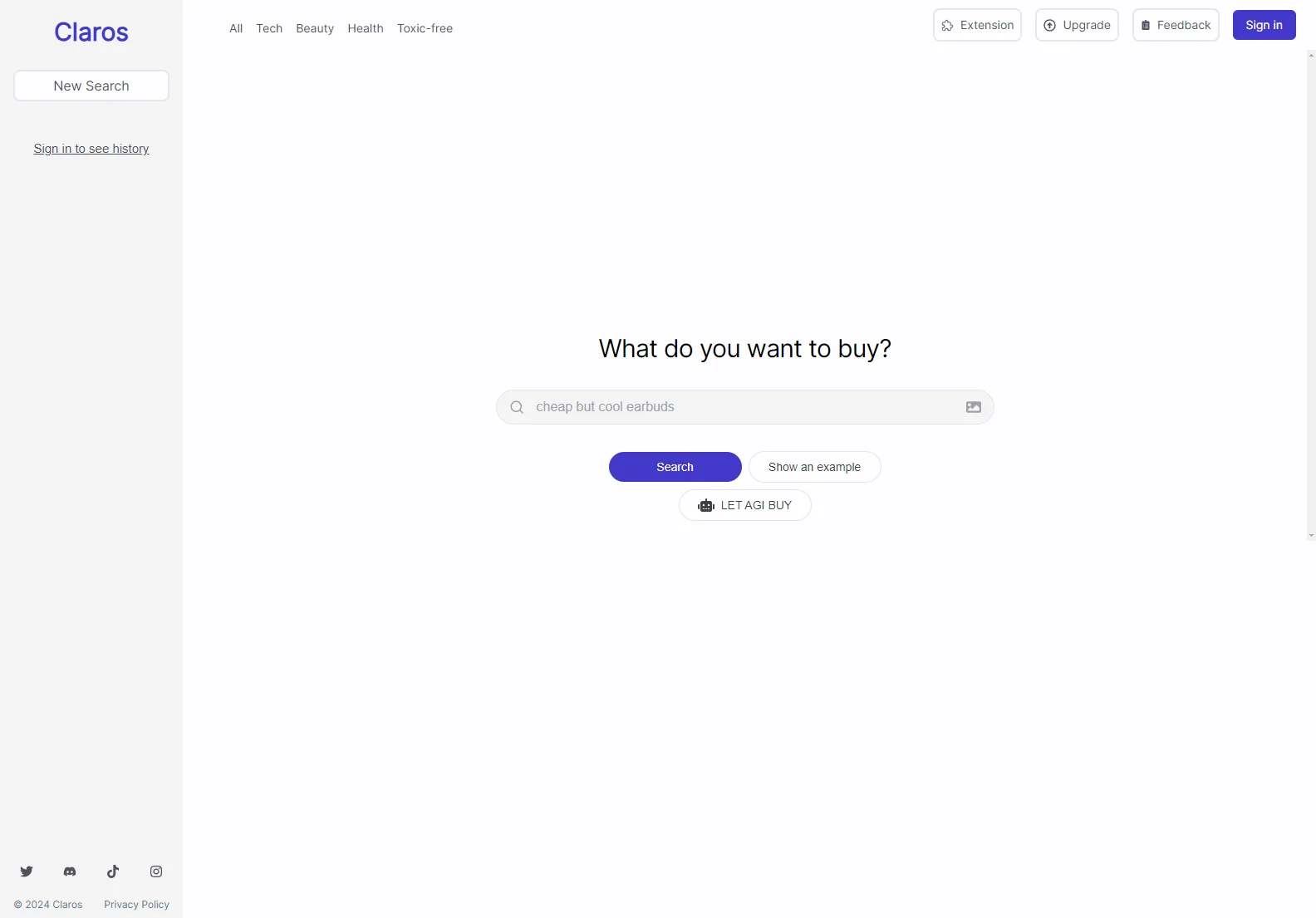 Claros: A New AI-Powered Search Engine for a Personalized Experience