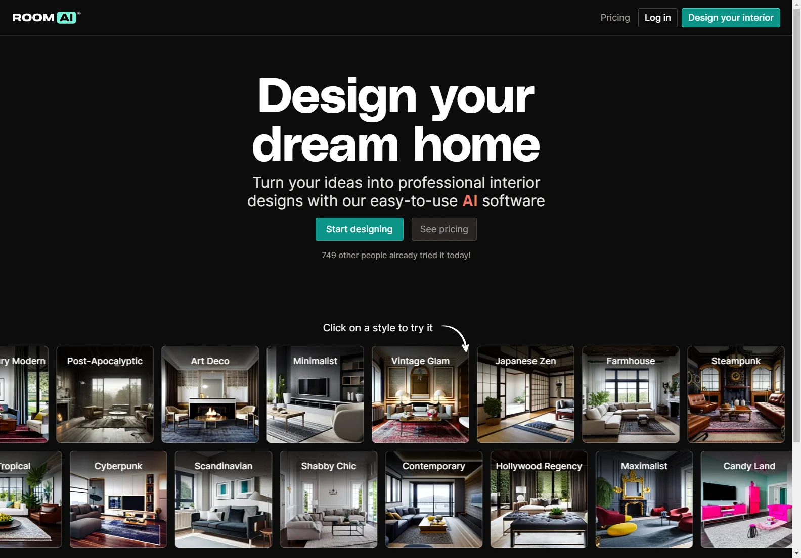 Room AI: AI-Powered Interior Design Software