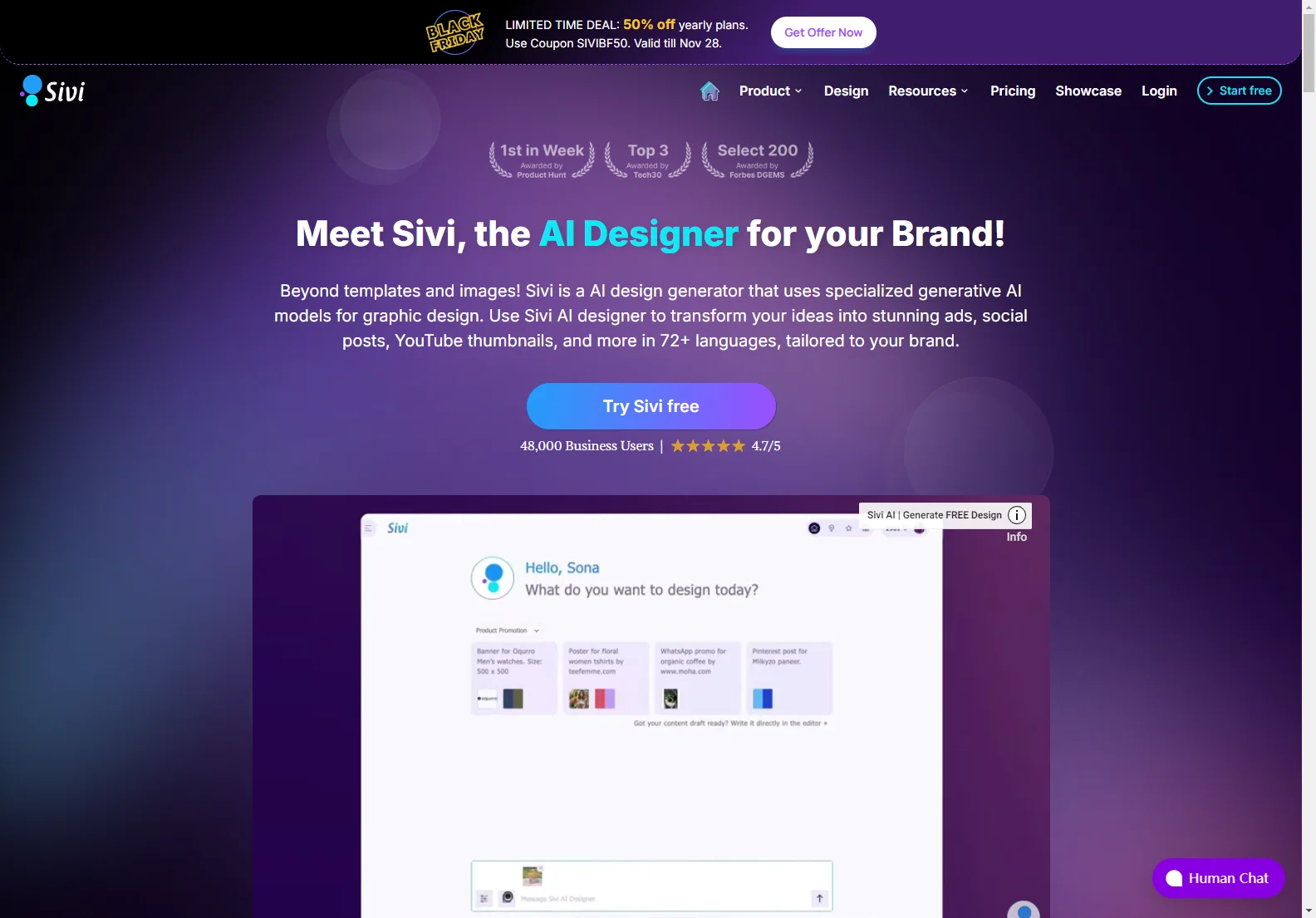 Sivi: The Multilingual AI Designer for Every Business