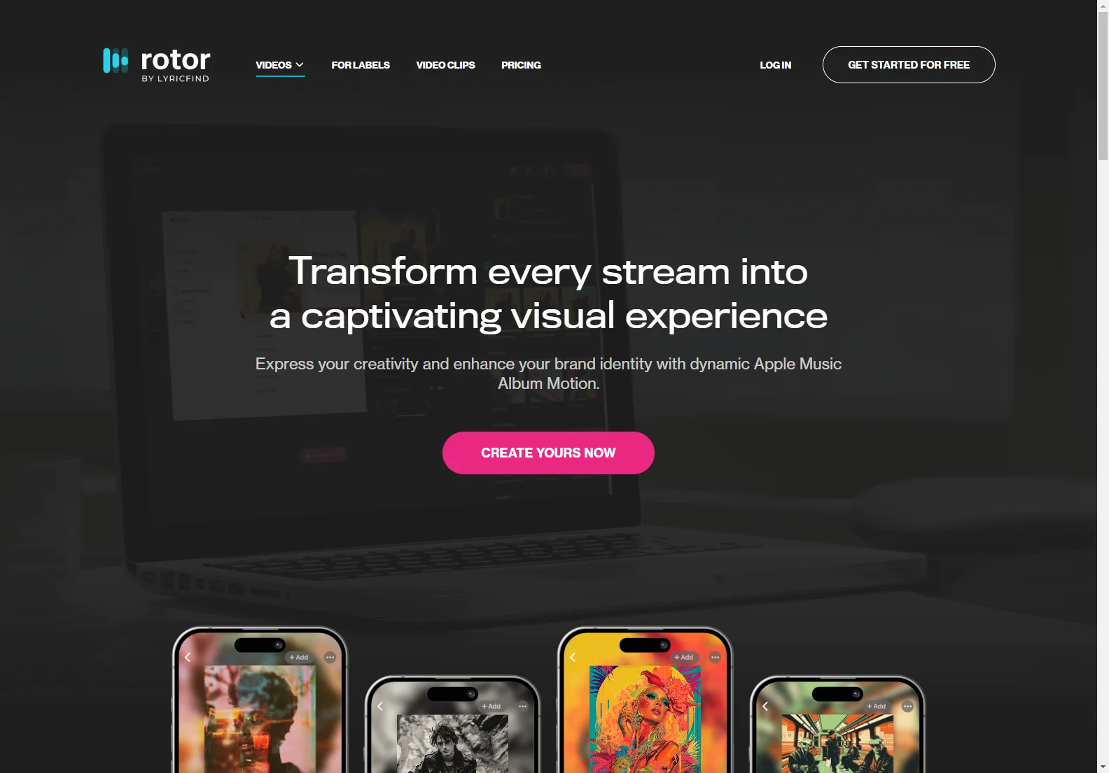 Rotor Videos: Easy Music Video Maker for Artists & Creators